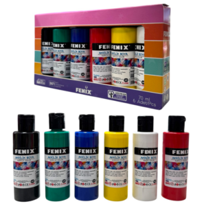 FENİX 6 RENK 70 ML AKRİLİK BOYA 6
