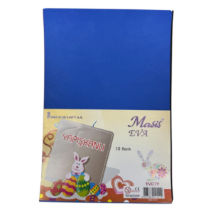 A-4 SİMSİZ YAPIŞKANLI EVA 10 RENK 10