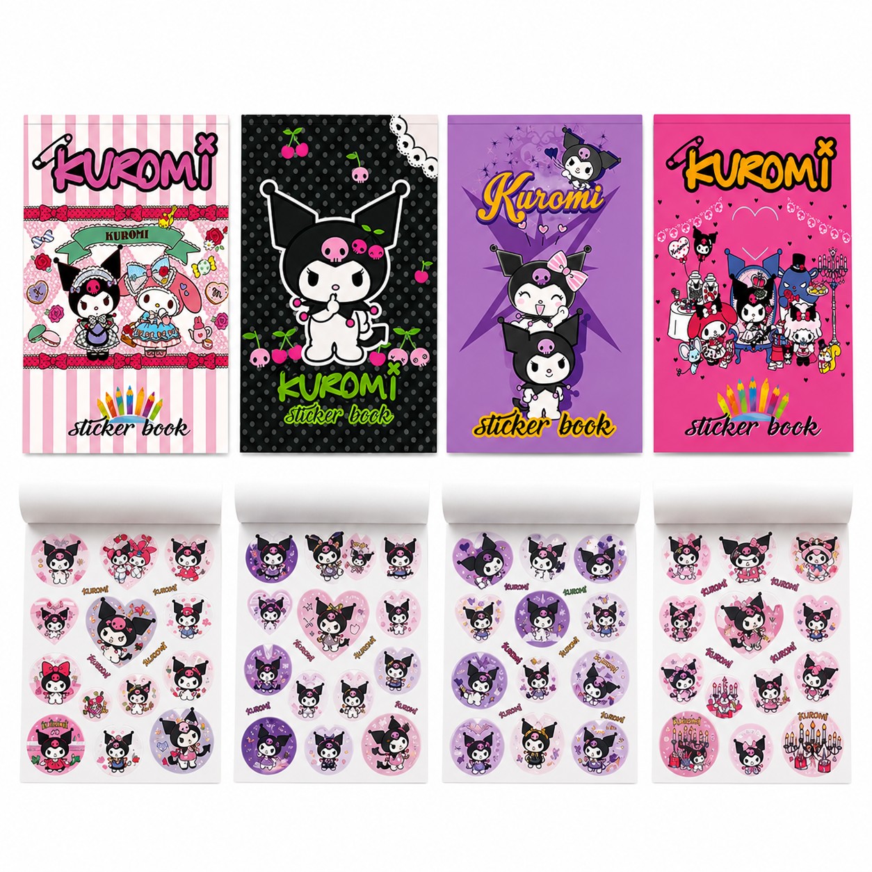15*25 Cm Kuromi Sticker Defteri 16 Yaprak