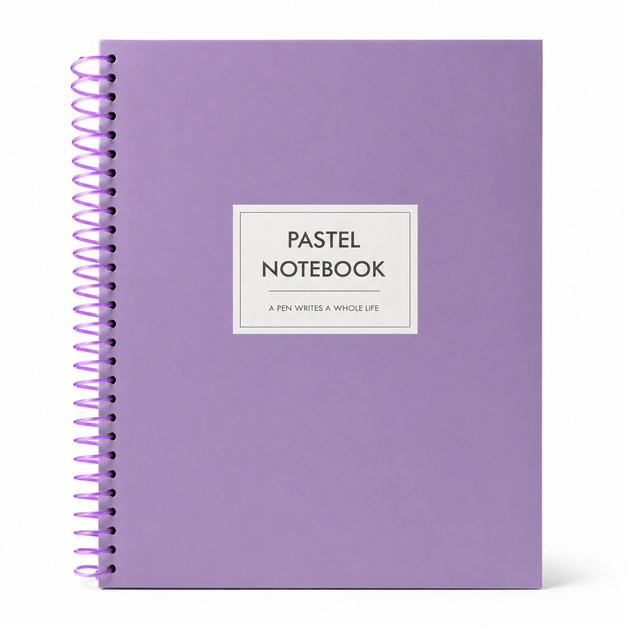 17*24 Spralli Pastel Desen Sert Kapak Defter (100 Yaprak Çizgili)