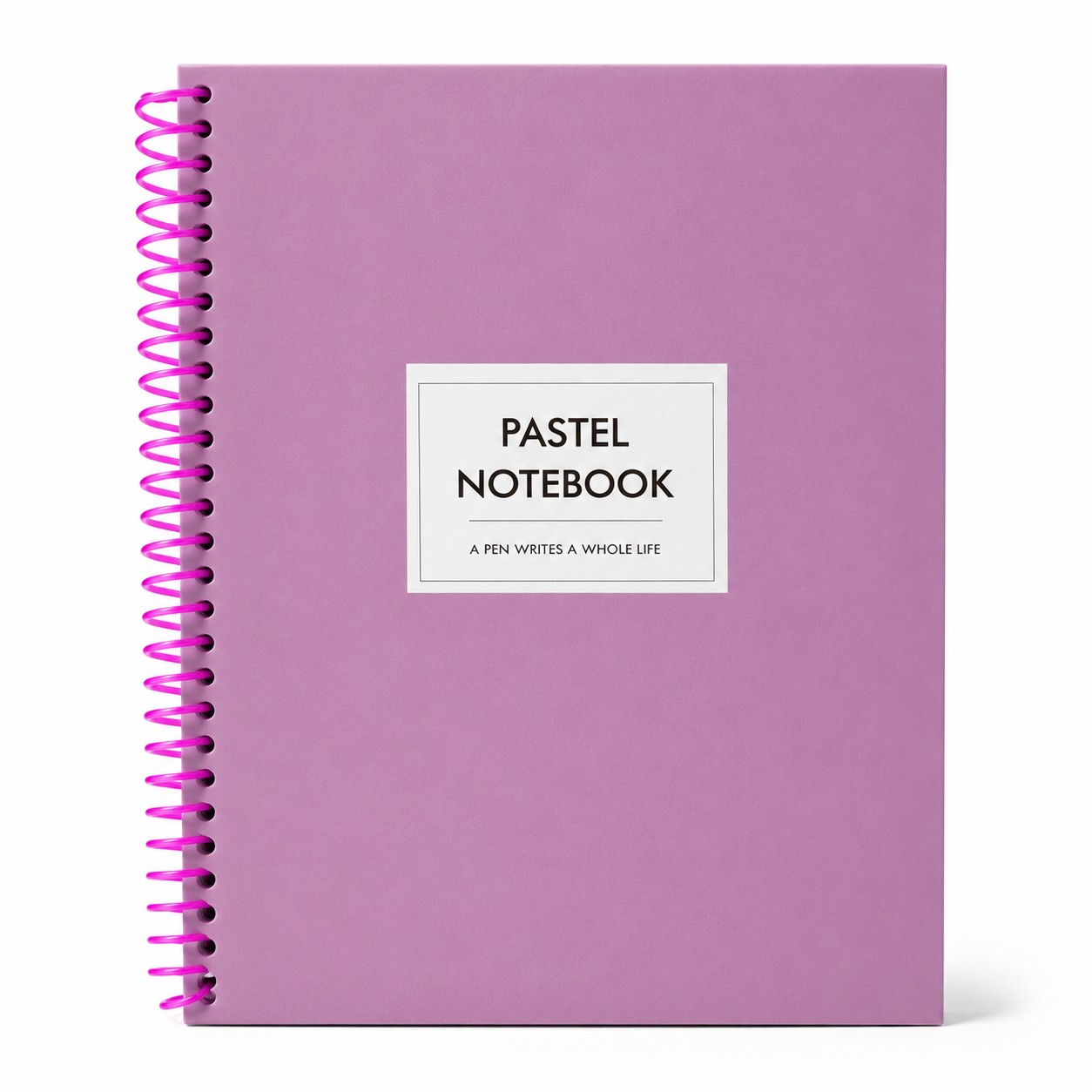 17*24 Spralli Pastel Desen Sert Kapak Defter (100 Yaprak Kareli)