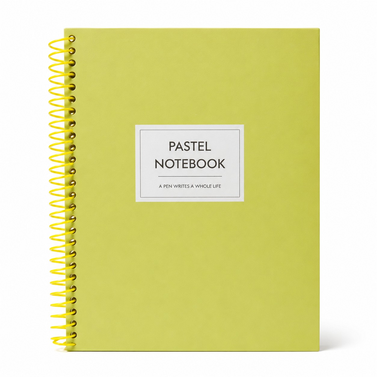 17*24 Spralli Pastel Desen Sert Kapak Defter (100 Yaprak Kareli)