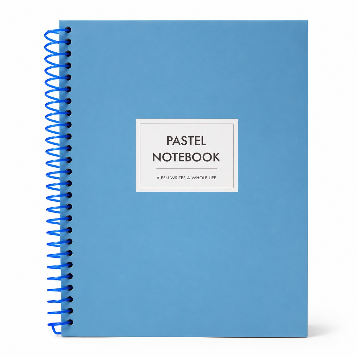 17*24 Spralli Pastel Desen Sert Kapak Defter (100 Yaprak Kareli)
