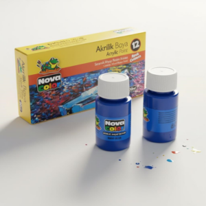 Nova Color Şişe Akrilik Boya Mavi Renk 30 Ml 12