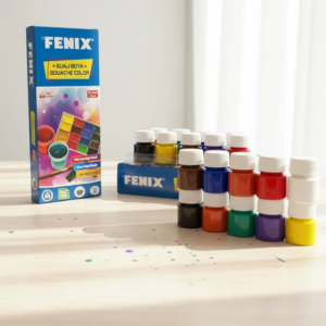 Fenix 10 Renk Şişe Guaj Boya 15 Ml