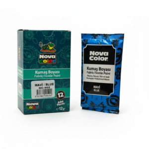 Nova Color Toz Kumaş Boyası Mavi Renk 12 Gr 12