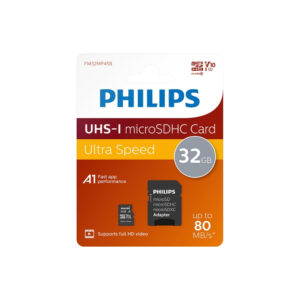 Philips Ultra Speed 32 GB UHS-I U1 Class 10 V10 SD Adaptörlü MicroSDXC Kart