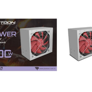 Platoon PL-9257 300W Kutulu Power Supply (2 Sata / 12Cm Fan)