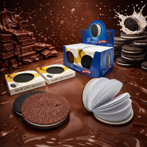 Oreo Bisküvi Çikolata Kokulu Not Defteri 9*9 Cm 18