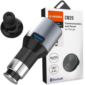 X-Voora CM20 Bluetooth Headset with 2.4A Car Charger