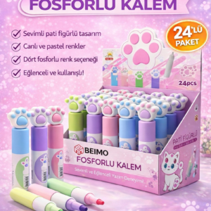 Md-133 Pati Figürlü Fosforlu Kalem 24