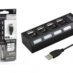 Platoon PL-5714 Anahtarlı 2.0 4 Port Usb Çoklayıcı