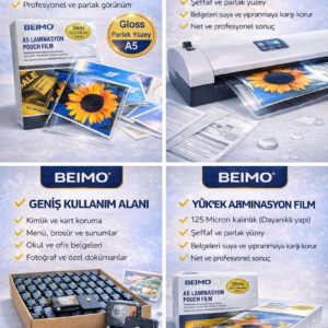 A5 Laminasyon Kağıdı 125 Micron 100