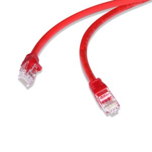 Flaxes FNK-601K 1 M CAT6 Kablo Kırmızı