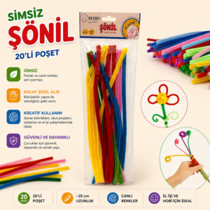 Simsiz Şönil 30 Cm 20