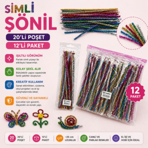 Simli Şönil 30 Cm 20