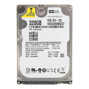 Western Digital WD3200BUCT 2.5" 320GB 5400 RPM 16MB Cache SATA 3.0Gb/S Notebook HardDisk