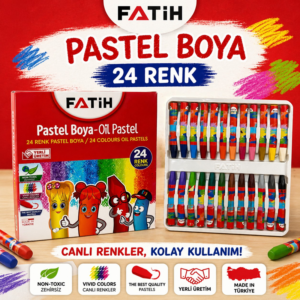 Fatih Pastel Boya 24 Renk
