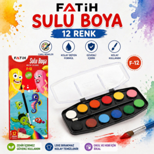 Fatih Sulu Boya 12 Renk