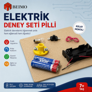 Poşetli Elektrik Deney Seti Pilli