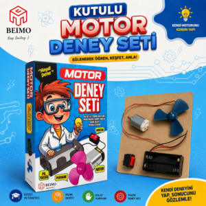 Kutulu Lüks Motor Deney Seti