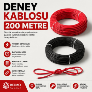 Deney Kablosu 200 Metre