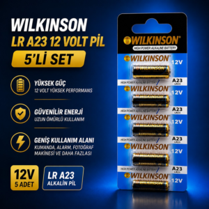 Wilkinson LR A23 Süper Alkalin Batarya 12 Volt Pil 5