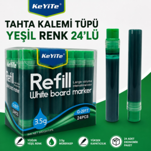 Tahta Kalemi Tüpü Refill Yeşil Renk 24