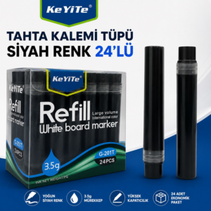 Tahta Kalemi Tüpü Refill Siyah Renk 24