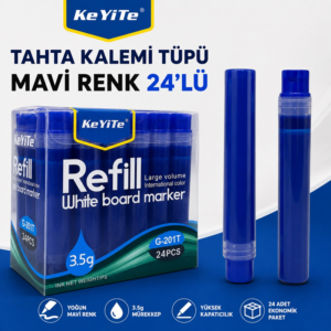 Tahta Kalemi Tüpü Refill Mavi Renk 24