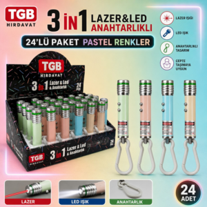 3 İn 1 Lazer&Led Anaharlık 24