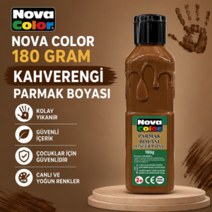 Nova Color Parmak Boyası 180 Gram Kahvrengi