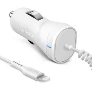 SBS 2.1A 1M 10W Lightning Araç İçi Şarj Cihazı (TECRLH2189AWFAST)