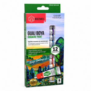 Beimo Tüp Guaj Boya 12 Renk