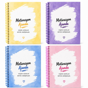Pastel Desen Motivasyon Ajanda