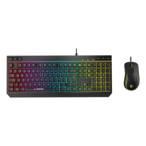 Rampage KM-R57 Seraphic Siyah RGB Aydınlatmalı Q Oyuncu Multmedia Klavye Ve 12800 DPI Mouse Gaming Set