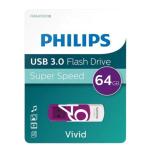 Philips USB 3.0 64GB Vivid Mor