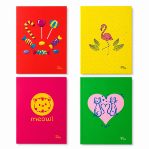 14*21 Lolla Note Desenli Modelist Defter (64 Yaprak 128 Sayfa Çizgili)