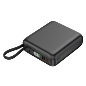 S-Link P335 10000mAh PD35W+QC30W-HSC22,5W Siyah LCD Taşınabilir Pil Şarj Cihazı Powerbank