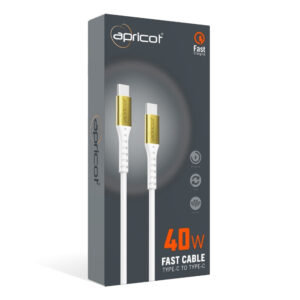 Apricot APC-S350T 1 Metre Type C To Type C PD 40W Sarı Uçlu Hızlı Şarj Kablosu