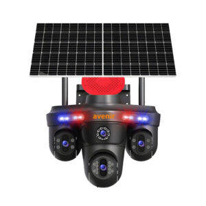 Avenir AV-S439 3 Kameralı 3PTZ Sim Kartlı AOV 2 Güneş Panelli Solar 6MP ESİM PTZ Kamera