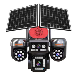 Avenir AV-S446 4 KAMERALI 3 PTZ'Lİ 12MP GÜNEŞ ENERJİLİ AKILLI KAMERA