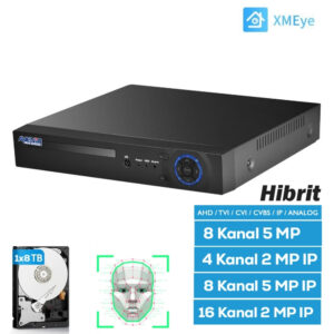 Avenir H.265 8 KANAL 1x6TB 5MP HİBRİT (5in1) KAYIT CİHAZI