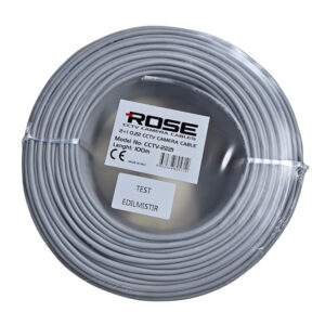 Rose CCTV-2221 2+1 0,22mm CCA Kamera Kablosu