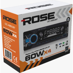 Rose DC-4950BT 4 X 60W Radyolu Bluetooth Oto Teyp