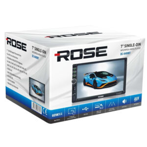 Rose DC-6400BT USB, Aux, FM, SD, Bluetooth 7" Double-Din Teyp