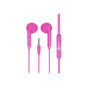 Lecoo EH104 3.5mm Jacklı Pembe Kulak İçi Mikrofonlu Kulaklık