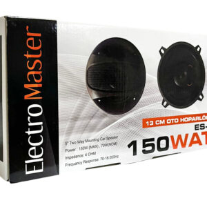 ElectroMaster ES-130 5" 150W 13CM Oto Hoparlör Seti