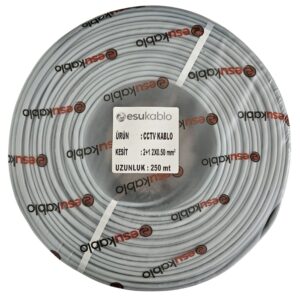ESU ES-2250 2x0,50MM CCTV KABLO 250 METRE