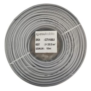 ESU RT-2100 2x0,50MM CCTV KABLO 100 METRE